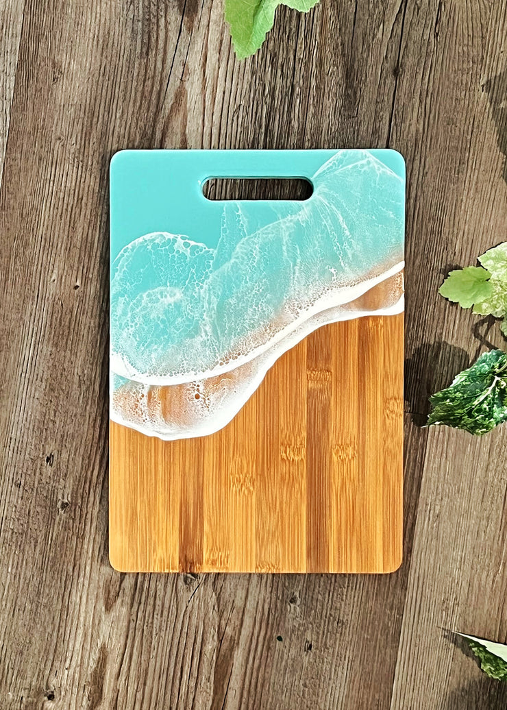 Bamboo and Baby Blue Board