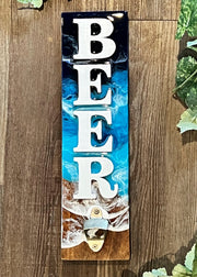 Bottle Opener Beer Sign