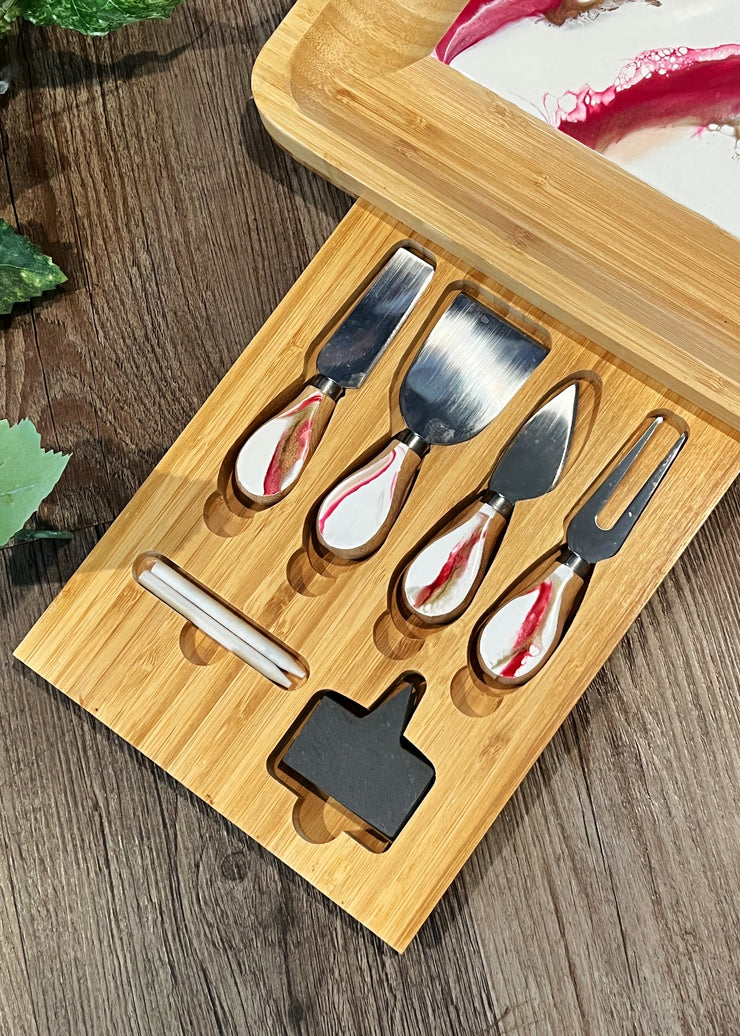 Marbled Charcuterie Set