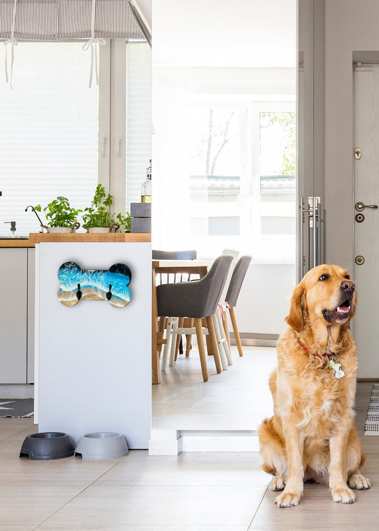 Dog Bone Ocean Leash Holder