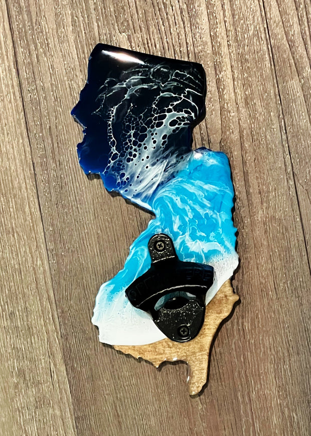 New Jersey Ocean Bottle Opener