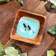 Scuba Couple Square Bowl