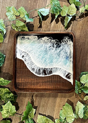 Elegant Ocean Serving Tray