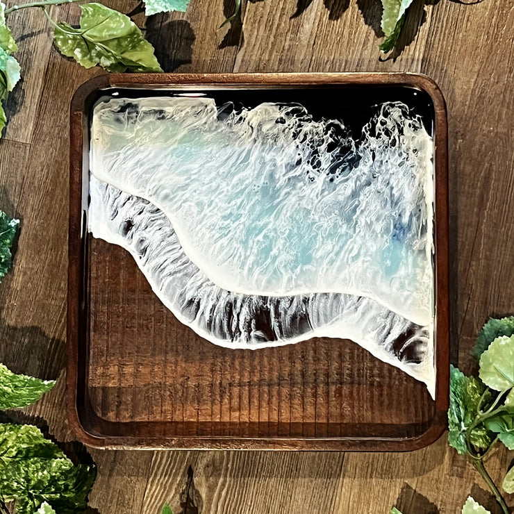 Elegant Ocean Serving Tray