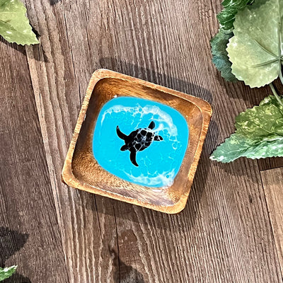 Turtle Turquoise Trinket Bowl