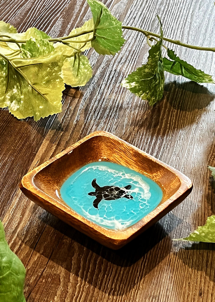 Turtle Turquoise Trinket Bowl