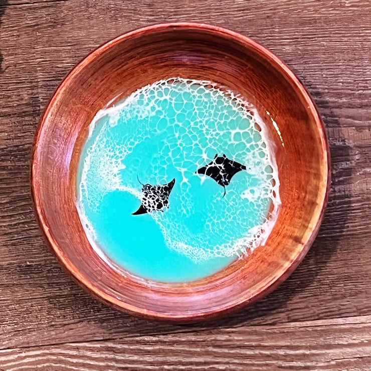 Stingrays Turquoise Bowl